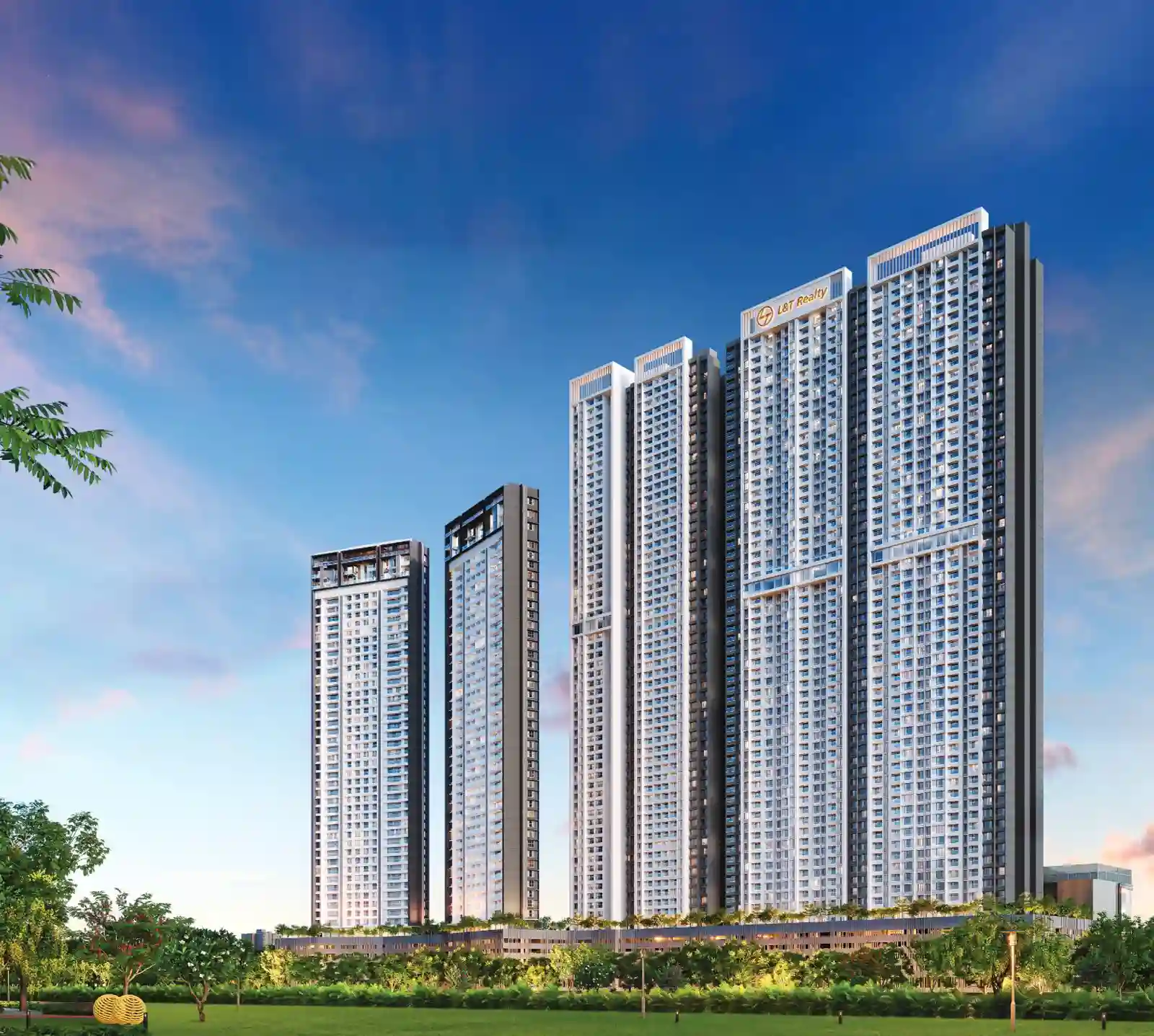 L&T Evara Heights highlight vector